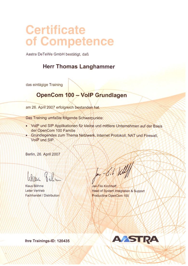 ETGA Facility Solution GmbH & Co.KG München Certificate