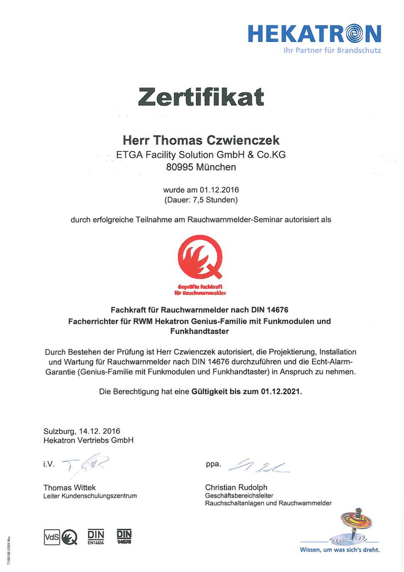 ETGA Facility Solution GmbH & Co.KG München Aastra